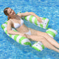 ⏳Spécial à durée limitée⏰Transat gonflable rayé pour piscine – Le confort idéal en plein air🏊‍♀️⛱️