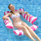 ⏳Spécial à durée limitée⏰Transat gonflable rayé pour piscine – Le confort idéal en plein air🏊‍♀️⛱️
