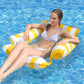 ⏳Spécial à durée limitée⏰Transat gonflable rayé pour piscine – Le confort idéal en plein air🏊‍♀️⛱️