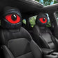⏳Spécial à durée limitée⏰Housse d'appuie-tête de voiture « Yeux rouges effrayants » 👁️‍🗨️🚗