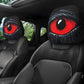 ⏳Spécial à durée limitée⏰Housse d'appuie-tête de voiture « Yeux rouges effrayants » 👁️‍🗨️🚗