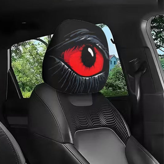 ⏳Spécial à durée limitée⏰Housse d'appuie-tête de voiture « Yeux rouges effrayants » 👁️‍🗨️🚗