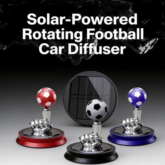Solar-Powered Rotating Car Aroma Air Freshener
