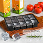 Stackable Silicone Ice Cube Trays with Lid