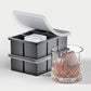 Stackable Silicone Ice Cube Trays with Lid