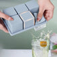Stackable Silicone Ice Cube Trays with Lid