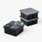Stackable Silicone Ice Cube Trays with Lid