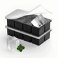 Stackable Silicone Ice Cube Trays with Lid
