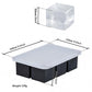Stackable Silicone Ice Cube Trays with Lid