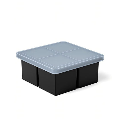 Stackable Silicone Ice Cube Trays with Lid