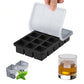 Stackable Silicone Ice Cube Trays with Lid