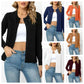 Women's Classic Crew Neck Cardigan