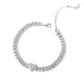Sparkly Rhinestone Butterfly Anklet Bracelet