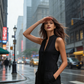 Sleeveless Button-Up Wide-Leg Jumpsuit