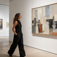 Sleeveless Button-Up Wide-Leg Jumpsuit