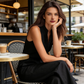 Sleeveless Button-Up Wide-Leg Jumpsuit
