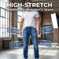 High-Stretch Double-Stitched Men's Jeans