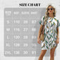 Loose Fit Short Sleeve Dress with Versatile Print Designs
