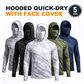 Men's 5-Pack UV Protection Hooded Sun Shirts