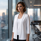 Women's 3/4 Sleeve Open Front Cardigan
