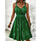 Women's Elegant Flowy V-Neck Dress