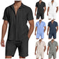 Summer Casual Breathable 2-Piece Set for Men