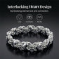 Double Chain Heart Charm Bracelet