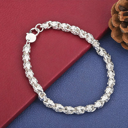 Trendy Dragon Scale Chain Bracelet & Necklace
