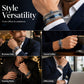 👑 50% OFF! ✨ Men's Stainless Steel Crown Bracelet 3-Piece Set – Hand-Set AAA Zircons, PVD Electroplating & Adjustable 17-21cm Fit – Urban Luxury for Suits & Street Style 💎