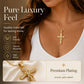 🎉 2026 Sale — Over 20 800 Sold!✨ Women's Sparkling Twisted Knot Cross Pendant Necklace