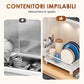 Kitchen Dish Rack with 360° Rotating Spout