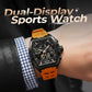 ⏳🔥LIMITED-TIME 50% OFF! ⏰Men's Dual Display Sports Watch with Luminous Dial
