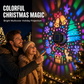 Solar Outdoor Holiday Wall Projection Light with IP65 Weatherproofing