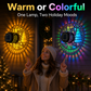 Solar Outdoor Holiday Wall Projection Light with IP65 Weatherproofing