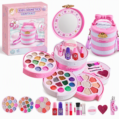 ⏳Time-Limited Special⏰🎀 Washable Princess Makeup Set — Fun, Portable & Easy to Clean
