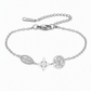 🥰Stainless Steel Chain Charm Bracelet✨Cross Pentagram and Witch Knot Pendants