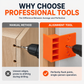 📢📢BUY 1 GET 1 FREE！！⏰Wardrobe Cabinet Side Filler Panel Installation Locator and Stepped Positioning Plate for Precise Hole Alignment
