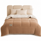 📢📢50% OFF !! ⏰Thick Warm Milk Velvet Winter Comforter Solid Color Soft Fleece Quilt Duvet Insert