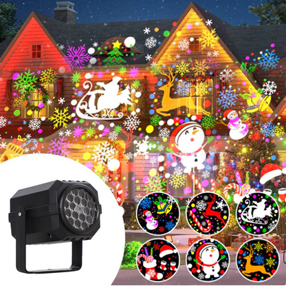 📢📢40% OFF !! ⏰Rotating LED Christmas Pattern Projector Light