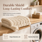⏳Time-Limited Special⏰  Plush Pet Furniture Protector: Faux Fur, Anti-Scratch, Non-Slip Back, Quilted