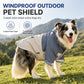 ⏳🔥LIMITED-TIME 50% OFF! ⏰Waterproof Dog Raincoat Colorblock Pet Outdoor with Dirtproof Leg Protection