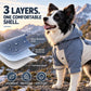 ⏳🔥LIMITED-TIME 50% OFF! ⏰Waterproof Dog Raincoat Colorblock Pet Outdoor with Dirtproof Leg Protection