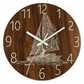 🔥Limited-Time Offer🕰️12-Inch Silent Wooden Wall Clock – Luminous Glow & MDF Wood Grain✨