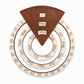 📢📢40% OFF !! ⏰Circular Wooden Rotating Perpetual Calendar Wall Hanging Decoration