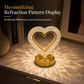 📢📢40% OFF !! ⏰ Geometric Crystal Night Light: Touch Control, 3 Colors, USB Rechargeable, Bedroom Glow