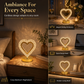 📢📢40% OFF !! ⏰ Geometric Crystal Night Light: Touch Control, 3 Colors, USB Rechargeable, Bedroom Glow