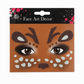📢📢50% OFF !! ⏰ Christmas Holiday Temporary Face Tattoo Stickers – Animal Designs, Glitter Face Gems ✨