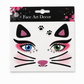 📢📢50% OFF !! ⏰ Christmas Holiday Temporary Face Tattoo Stickers – Animal Designs, Glitter Face Gems ✨
