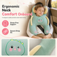 Cartoon Animal Car Sleeping Pillow for Kids and Adults Back Seat Travel Hug Cushion and Seat Belt Neck Protector for Long Distance Rides