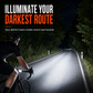 Bright Bicycle Light Front Headlight and Rear Taillight for Mountain Bike Night Riding Safety Warning Cycling Accessories